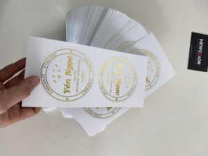 Tem yến sào ép kim vàng