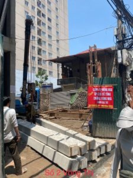 Công trình ép cọc nhà dân
