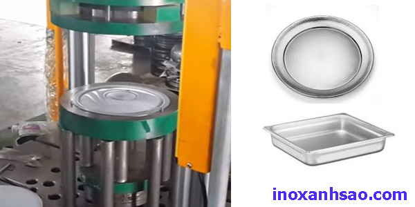 Gia công ép khay inox