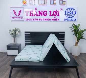 Nệm cao su thiên nhiên Super Win gấp 3