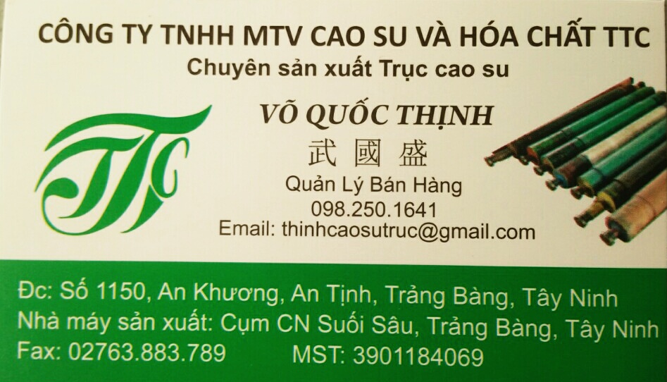 Trục cao su TTC
