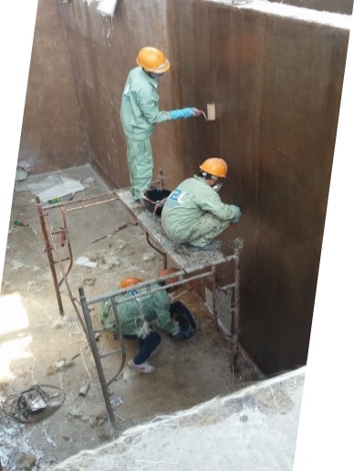 FRP Lót Nhà Máy Điện
