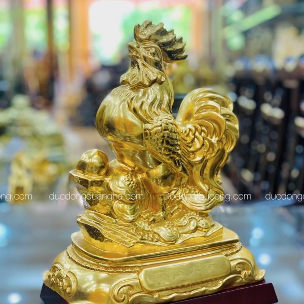 Gà nằm hữ vàng dát vàng 9999