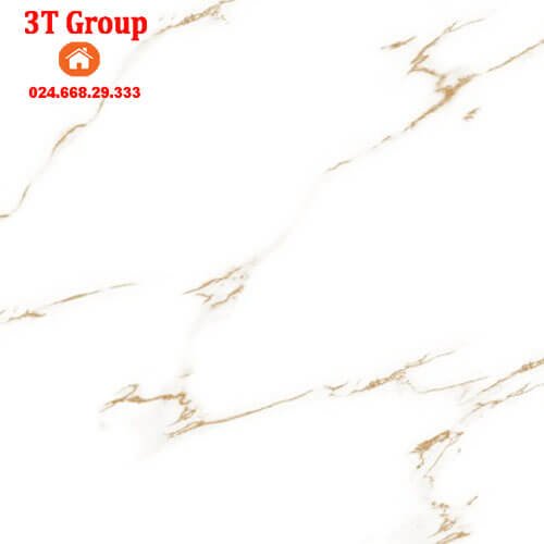 Gạch 60x60 Prime 0888 trắng vân khói vàng