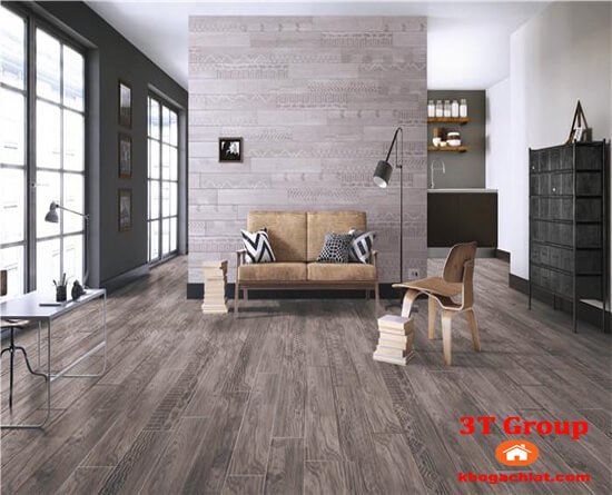 Gạch lát nền giả gỗ 15x90 9903 màu xanh ghi
