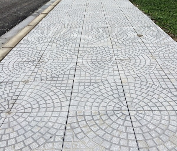 Gạch Terrazzo lát vỉa hè