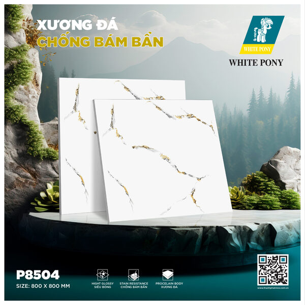Gạch White Pony P8504