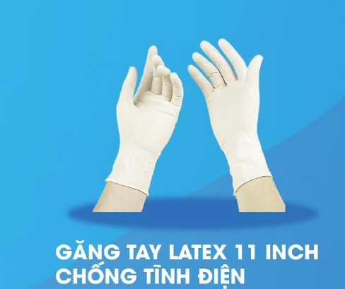 Găng tay Latex 11 inch chống tĩnh điện