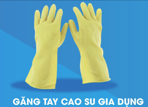 Găng tay cao su gia dụng