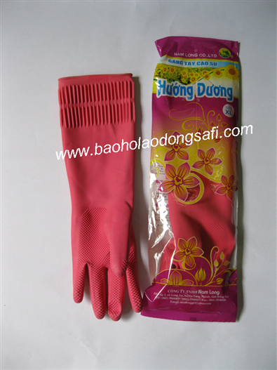 Găng tay cao su loại dài