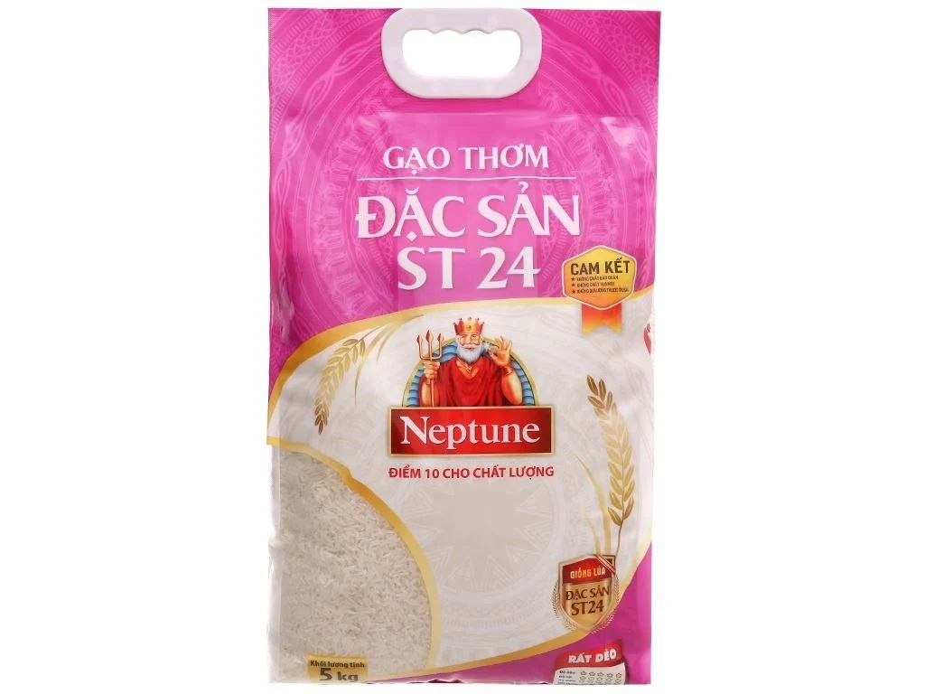 Gạo thơm đặc sản ST24 Neptune 5kg