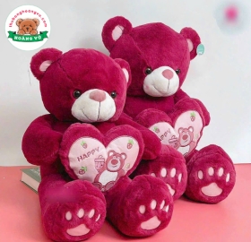 Gấu bông Teddy ôm tim Losto