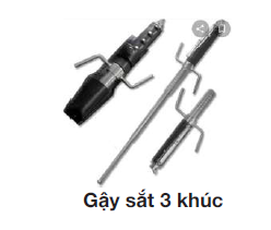 Gậy sắt 3 khúc