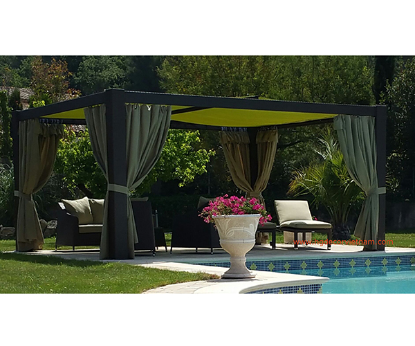 Gazebo nhựa giả mây