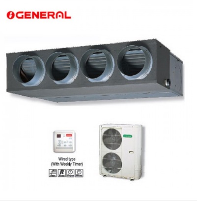 Điều hòa General nối ống gió