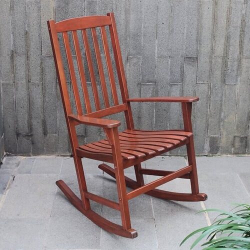 Ghế bập bênh bằng gỗ keo