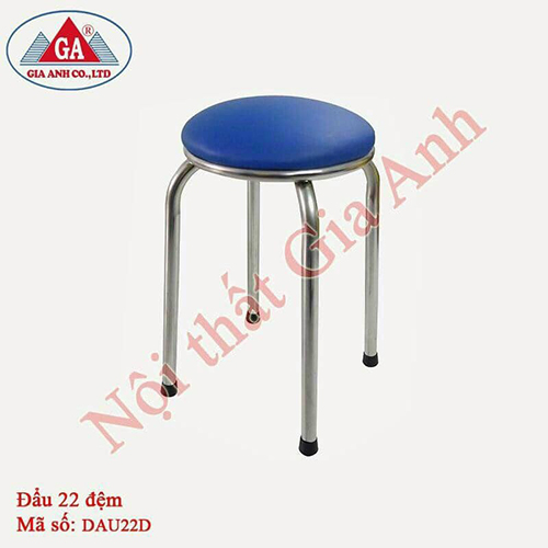 Ghế đẩu đệm xanh
