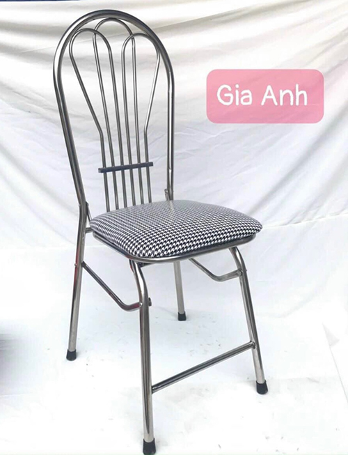 Ghế 3 lá đệm kẻ