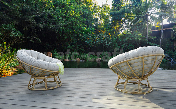 Ghế mặt trăng Papasan thư giãn RABD-141