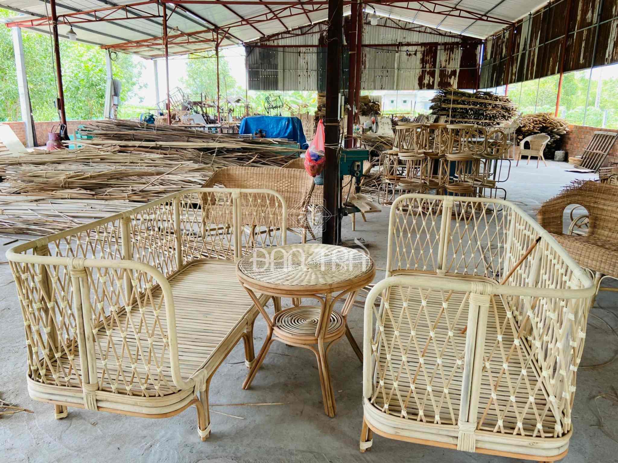 Ghế mây dài