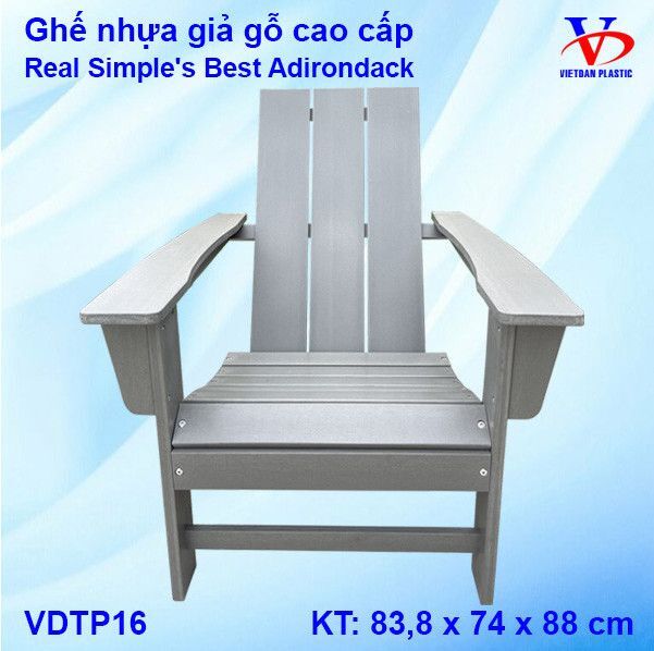 Ghế nhựa giả gỗ cao cấp