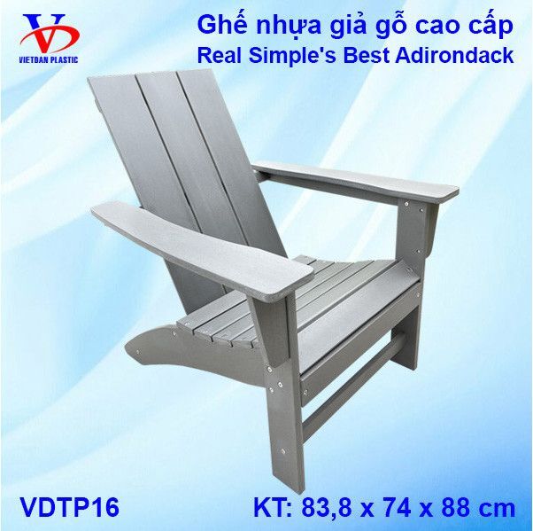 Ghế nhựa giả gỗ cao cấp