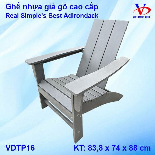 Ghế nhựa giả gỗ cao cấp