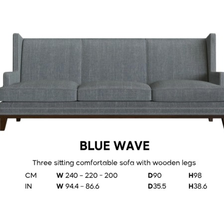 Sofa (Blue Wave)