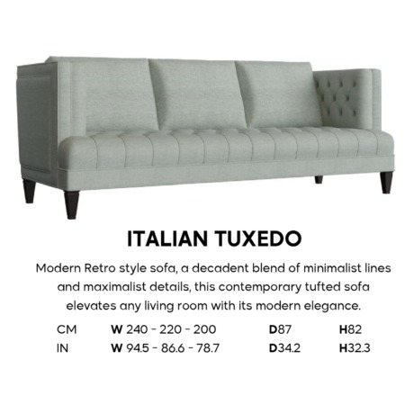 Sofa (Italian Tuxedo)