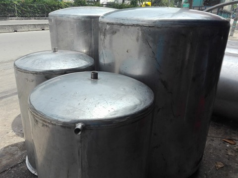 Gia công bồn inox