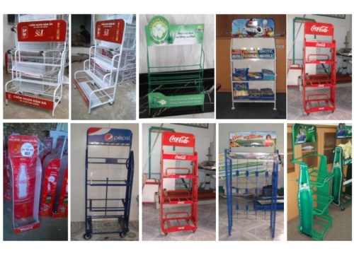 Gia công kệ trưng bày