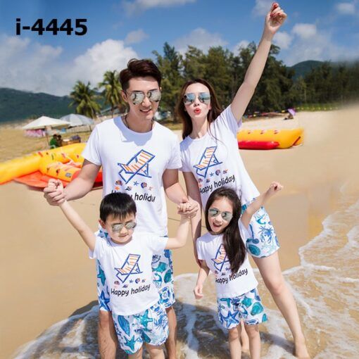 Áo thun đi biển gia đình