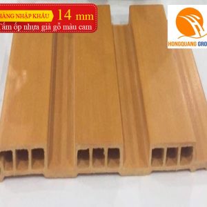 Tấm ốp giả gỗ màu cam