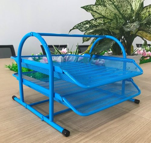 Kệ tài liệu chữ U hai tầng sắt