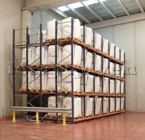 Giá kệ để pallet sàn đẩy