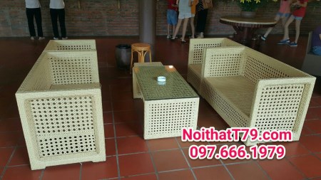 Bộ bàn ghế nhựa giả mây