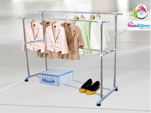 Giá phơi quần áo di động kiểu 2