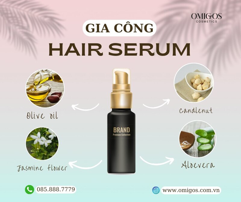 Gia công Serum dưỡng tóc