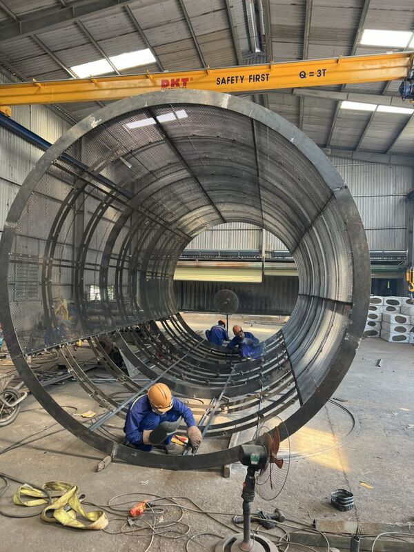 Gia công bồn inox
