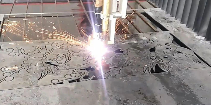 Gia công cắt sắt CNC, cắt Plasma tấm kim loại