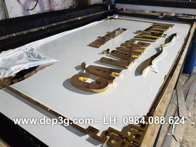 Gia công chữ inox