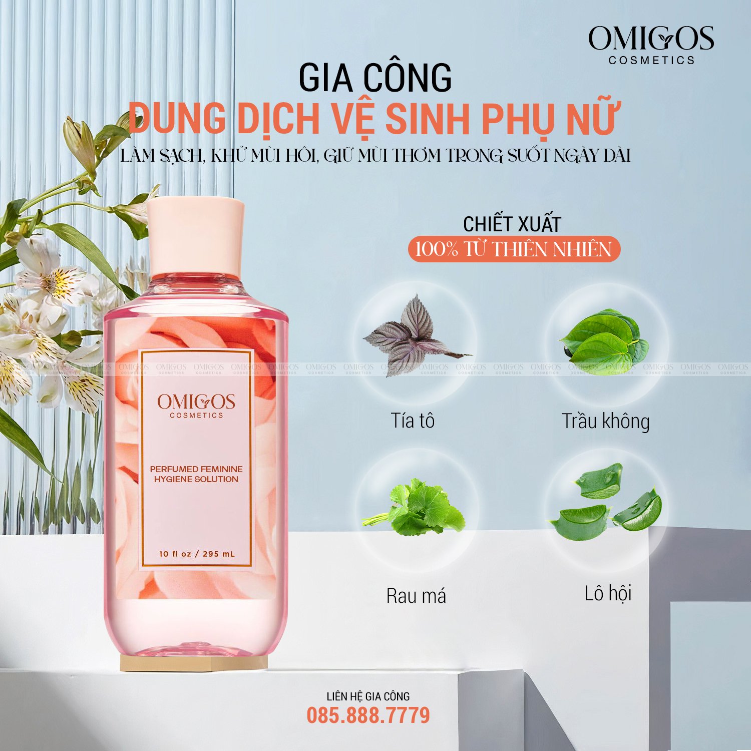 Gia công dung dịch vệ sinh phụ nữ