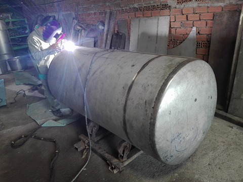 Gia công bồn inox Hà Khánh