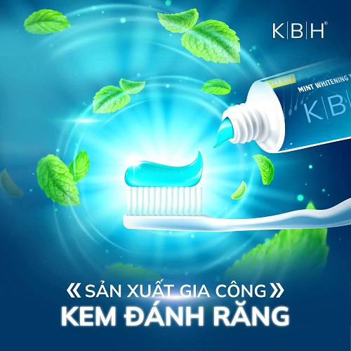 Gia công kem đánh răng