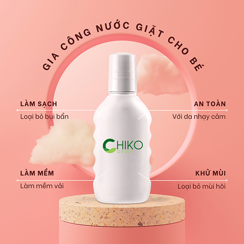 Gia công nước giặt cho bé