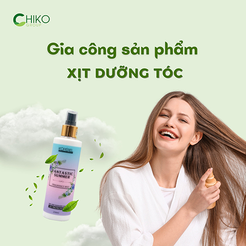 Gia công sản phẩm xịt dưỡng tóc