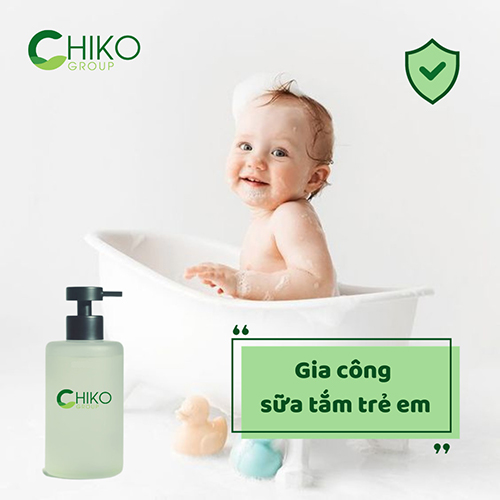 Gia công sữa tắm trẻ em