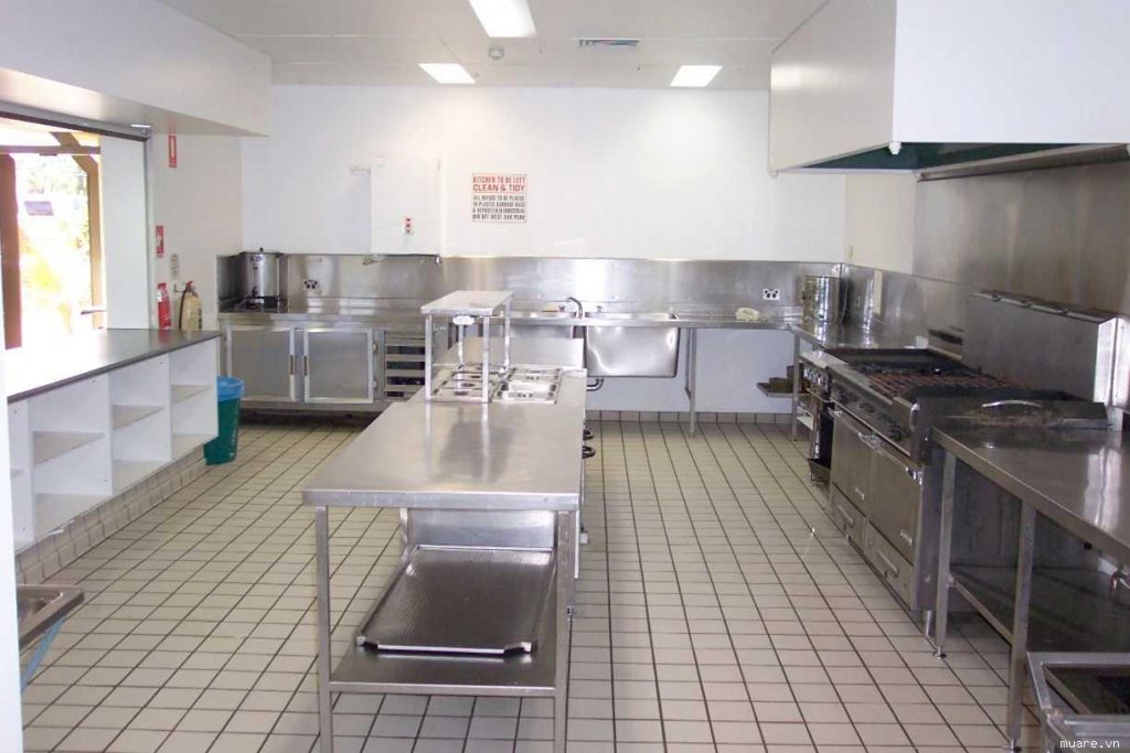 Gia công sản xuất thiết bị bếp inox dân dụng, công nghiệp