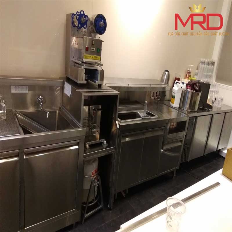 Gia công thiết bị inox bar trà sữa