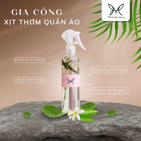 Gia công xịt thơm quần áo